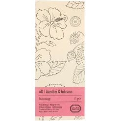 Thee*DILLE & KAMILLE Aardbei hibiscus, biologisch, fruitmelange, zakje 75 gram