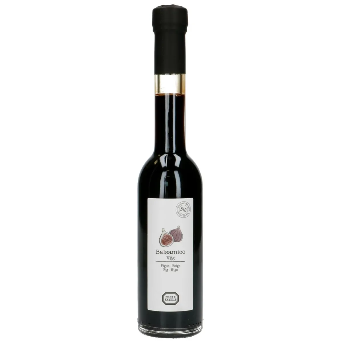 Azijn*DILLE & KAMILLE Balsamico, vijg, biologisch, 250 ml