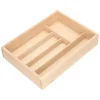Bestekbakken*DILLE & KAMILLE Bestekbak met 5 vakken, beukenhout, 34 x 24,5 cm