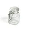 Inmaken & Wecken|Kruidenpotjes*DILLE & KAMILLE Beugelpotje, glas, vierkant, 100 ml