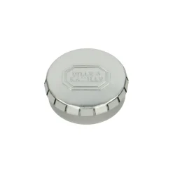 Badkameraccessoires*DILLE & KAMILLE Blikje met klik-klak deksel, metaal, Ø 5,3 x 1,8 cm