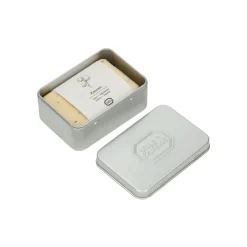 Badkameraccessoires*DILLE & KAMILLE Blikje voor blokzeep incl. tray, aluminium, 10 x 7 x 2,7 cm