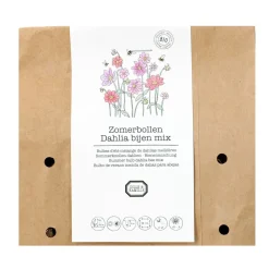 Zaaien*DILLE & KAMILLE Bloembollen dahlia bijen mix, 3 stuks