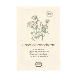 Zaaien*DILLE & KAMILLE Bloemenzaden, biologisch, groot akkerscherm, 0.08 g, 0.08 g