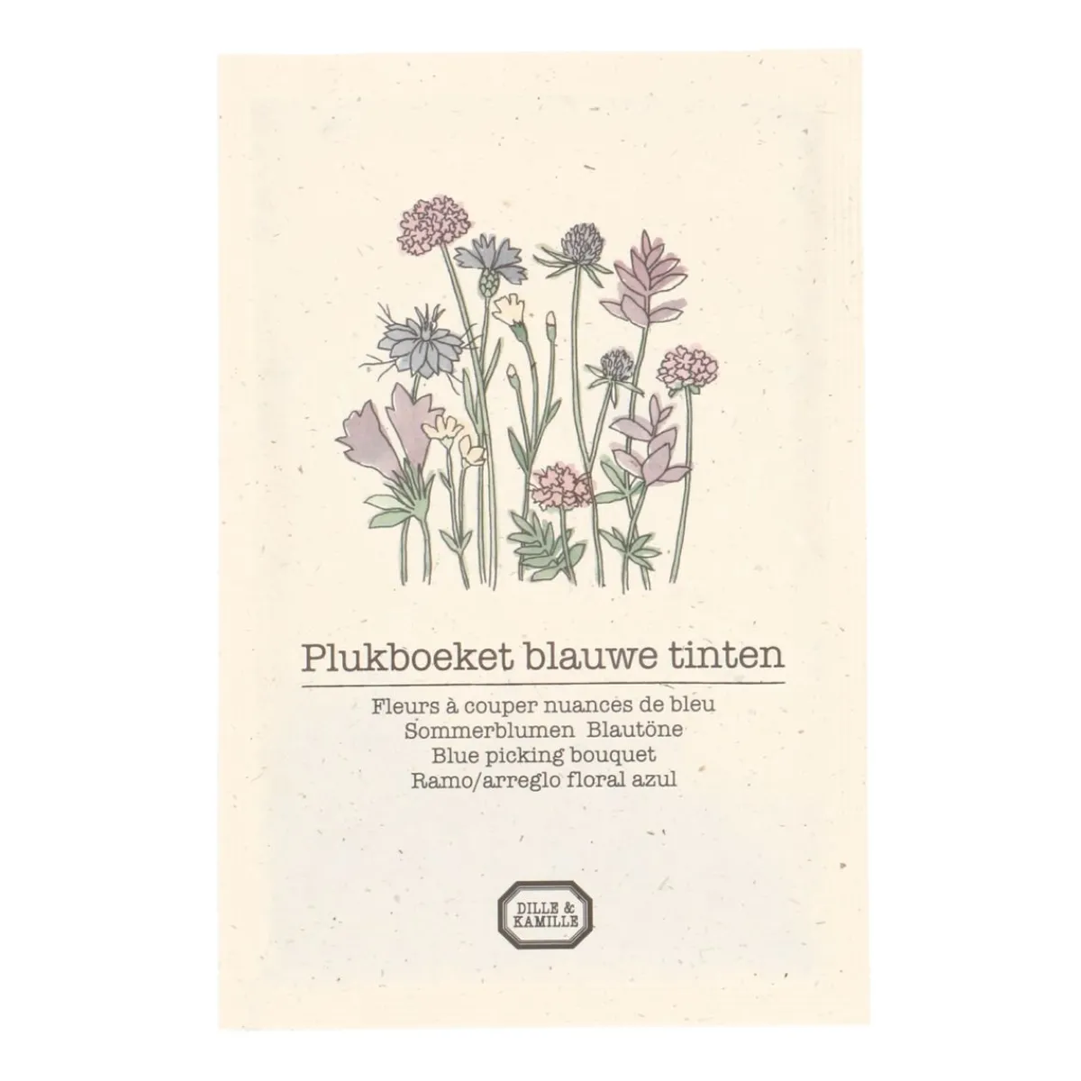 Zaaien*DILLE & KAMILLE Bloemenzaden, plukboeket, blauw, 3 g