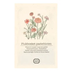 Zaaien*DILLE & KAMILLE Bloemenzaden, plukboeket, pastel, 3 g
