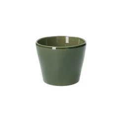 Bloempotten*DILLE & KAMILLE Bloempot, aardewerk, donkergroen, Ø 11,5 cm