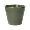 Bloempotten*DILLE & KAMILLE Bloempot, aardewerk, donkergroen, Ø 17,5 cm