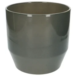 Bloempotten*DILLE & KAMILLE Bloempot, aardewerk, groengrijs, Ø 23 cm