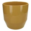 Bloempotten*DILLE & KAMILLE Bloempot, aardewerk, okergeel, Ø 23 cm