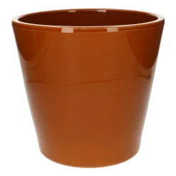 Bloempotten*DILLE & KAMILLE Bloempot, aardewerk, terracotta kleur, Ø25 cm
