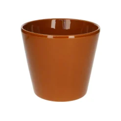 Bloempotten*DILLE & KAMILLE Bloempot, aardewerk, terracotta kleur, Ø17,5 cm