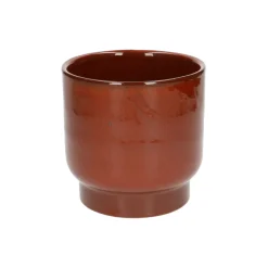 Bloempotten*DILLE & KAMILLE Bloempot 'Mara', aardewerk, terracotta Ø 13