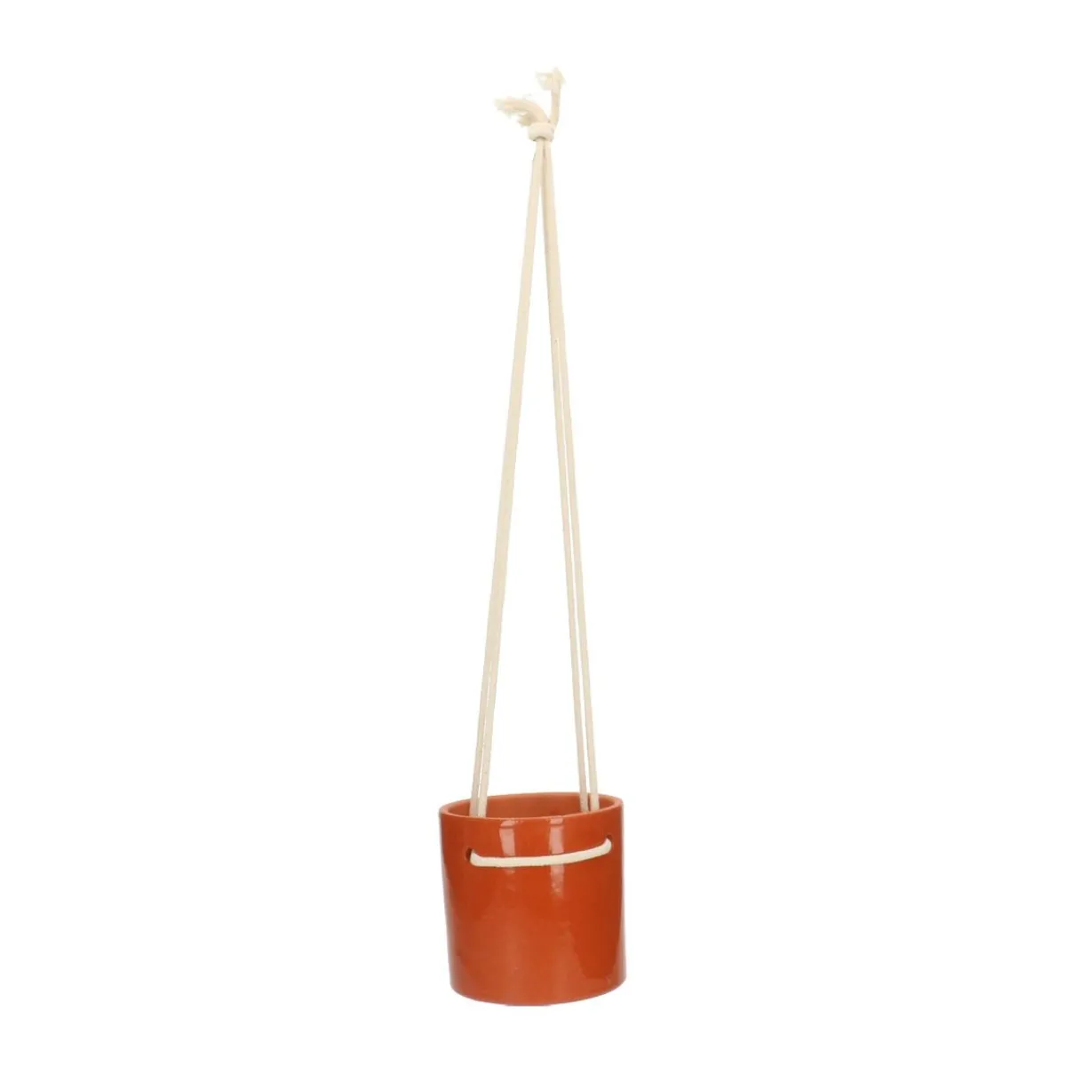 Bloempotten*DILLE & KAMILLE Bloempot met ophangkoord, terracotta, Ø 11 cm