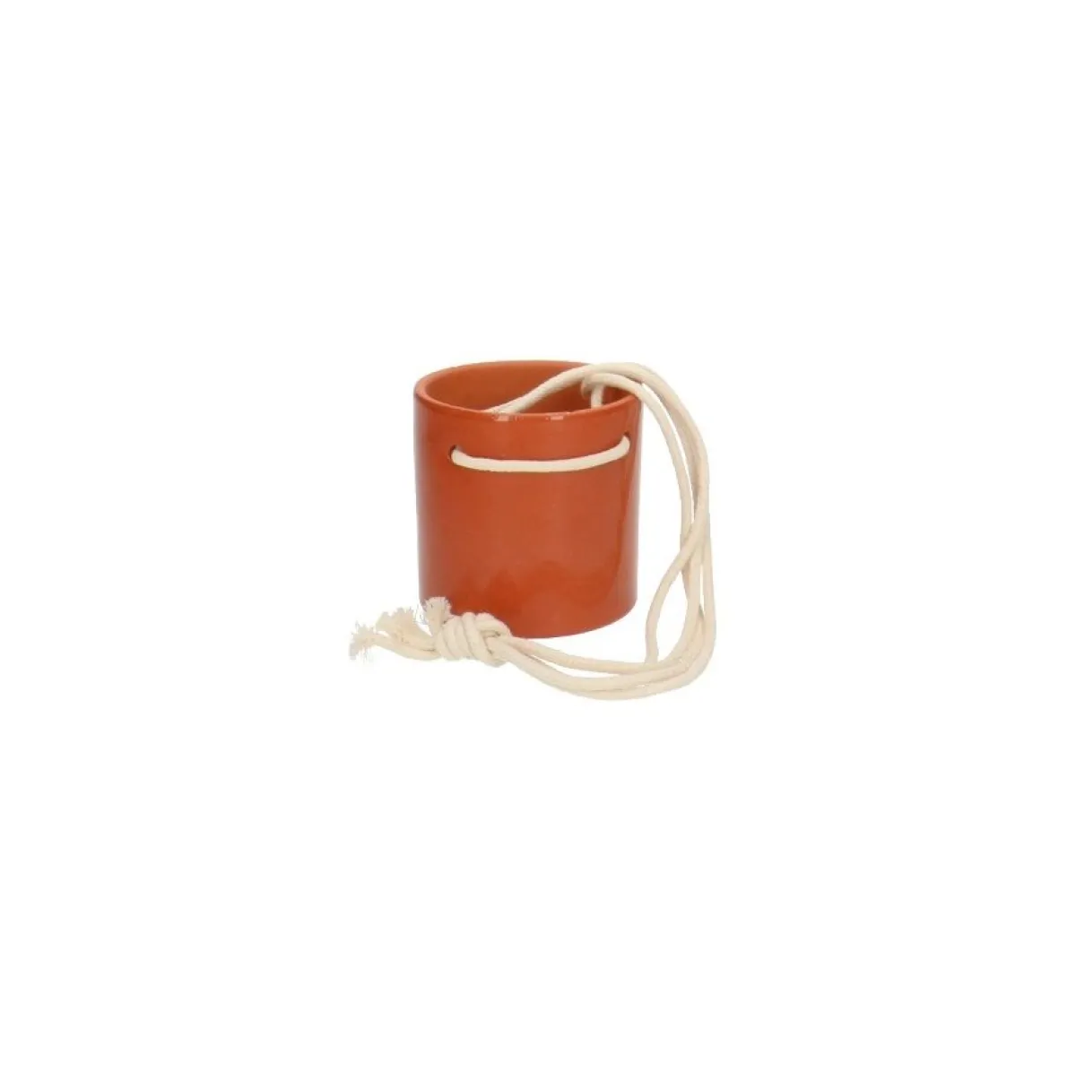 Bloempotten*DILLE & KAMILLE Bloempot met ophangkoord, terracotta, Ø 11 cm