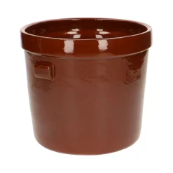 Bloempotten*DILLE & KAMILLE Bloempot 'Prado', aardewerk, terracotta Ø 21