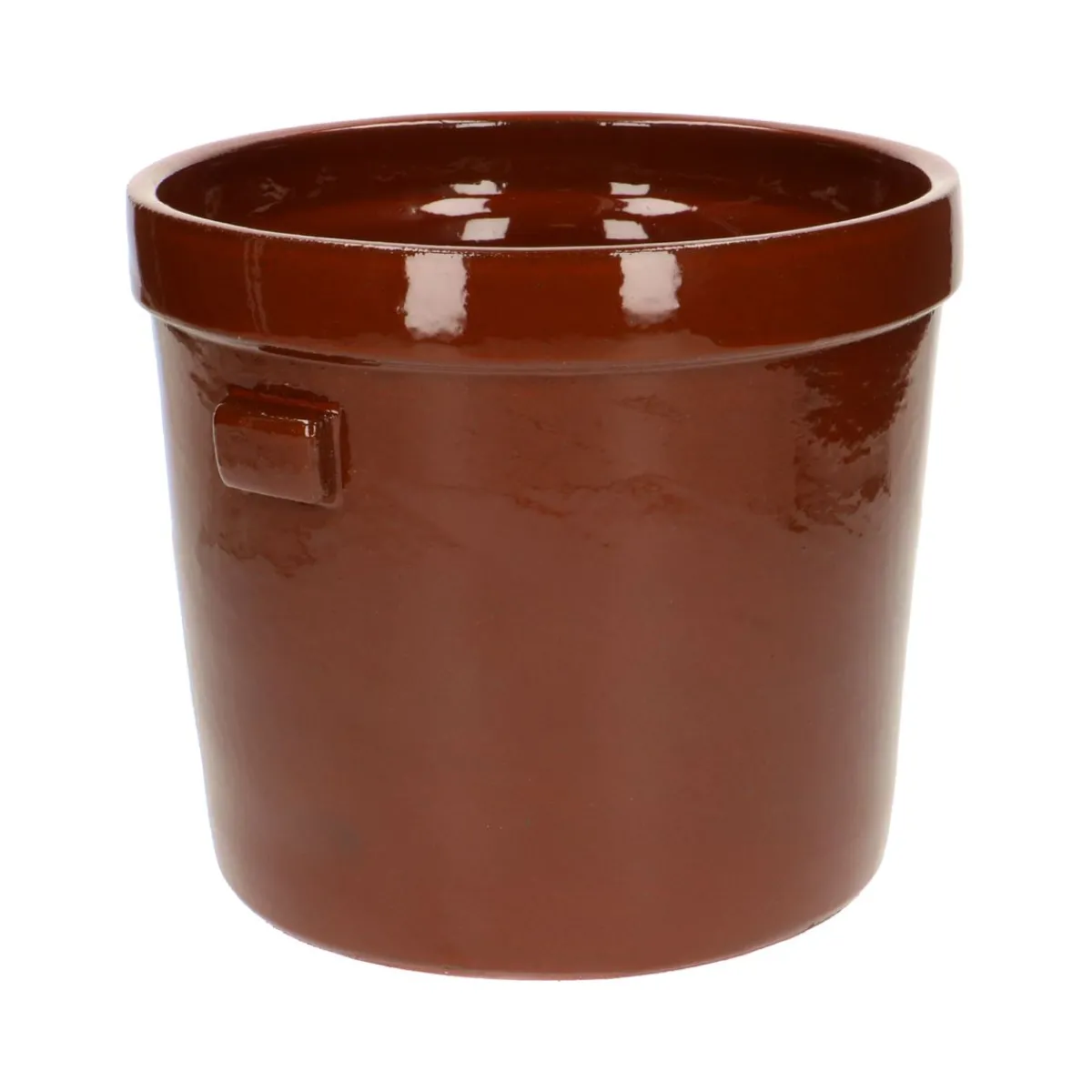 Bloempotten*DILLE & KAMILLE Bloempot 'Prado', aardewerk, terracotta Ø 21