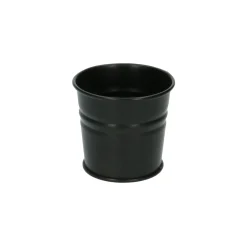 Bloempotten, Zink*DILLE & KAMILLE Bloempot, zink, mat zwart, Ø 7 cm
