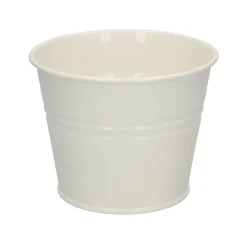 Bloempotten, Zink*DILLE & KAMILLE Bloempot, zink, offwhite, Ø 14 cm