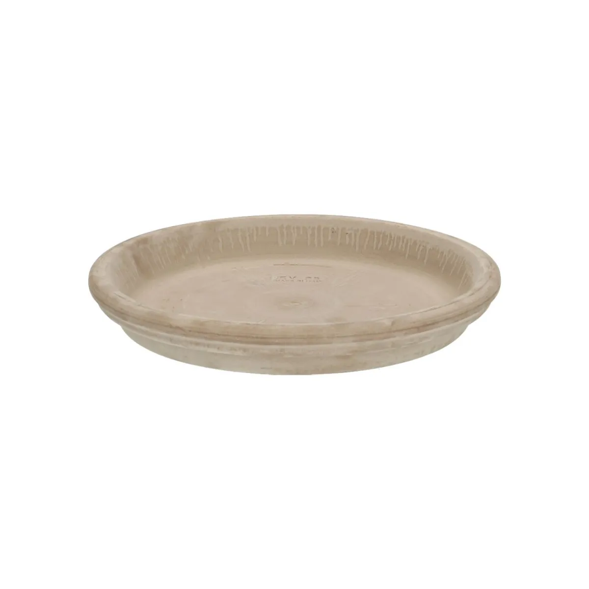 Terracotta Bloempotten|Kaarsenplateaus*DILLE & KAMILLE Bloempotschotel, terracotta, grijs, ø 25 cm