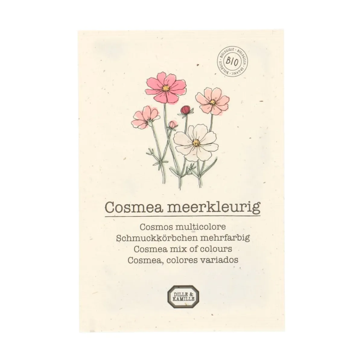 Zaaien*DILLE & KAMILLE Bloemzaden, biologisch, Cosmea, 0.5 g