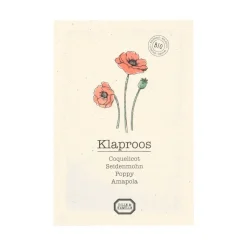 Zaaien*DILLE & KAMILLE Bloemzaden, biologisch, klaproos, 0.5 gr, 0.5 g