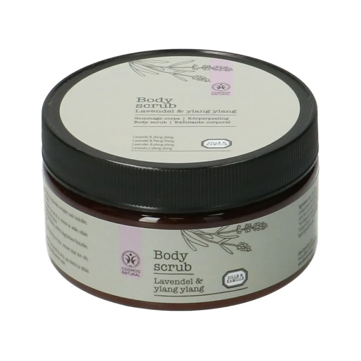 Lichaamsverzorging*DILLE & KAMILLE Bodyscrub, lavendel & ylang, 200 ml