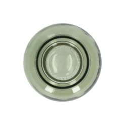 Vazen*DILLE & KAMILLE Bolvormige vaas, gerecycled glas, groen, Ø14,2 cm