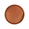 Borden*DILLE & KAMILLE Bord, acaciahout, Ø 15 x 1,5 cm