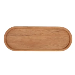 Kaarsenplateaus*DILLE & KAMILLE Bord, acaciahout, 27,5 x 10 cm