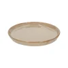 Borden|Serviessets*DILLE & KAMILLE Bord reactief glazuur, steengoed, zand, Ø 20.5 cm