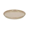 Borden|Serviessets*DILLE & KAMILLE Bord reactief glazuur, steengoed, zand, Ø 26 cm