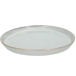 Borden|Serviessets*DILLE & KAMILLE Bord, steengoed, grijs reactieve glazuur, Ø 26 cm