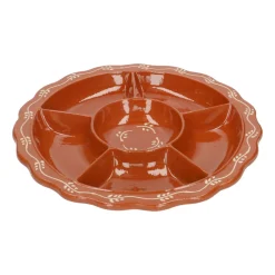Goed Gevulde Hapjesplank|Spaanse Keuken*DILLE & KAMILLE Borrelschaal met takjesslinger,terracotta, Ø 30 cm