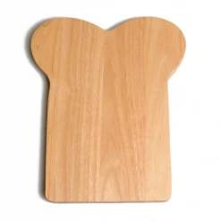 Snij- En Serveerplanken*DILLE & KAMILLE Boterhamplankje, rubberhout, 25,5 x16 cm