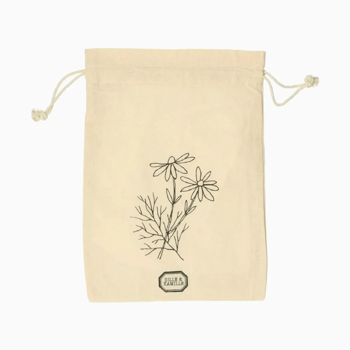 Cadeauversiering|Cadeauzakjes*DILLE & KAMILLE Cadeauzakje dille en kamille, bio-katoen, 24 x 31 cm