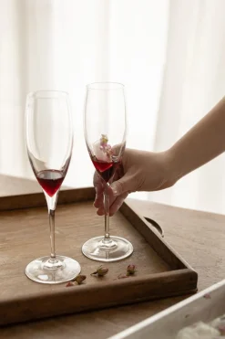 Glazen*DILLE & KAMILLE Champagneglas 'Crystal'