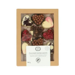 Chocolade*DILLE & KAMILLE Chocolade hartjes, 160 g