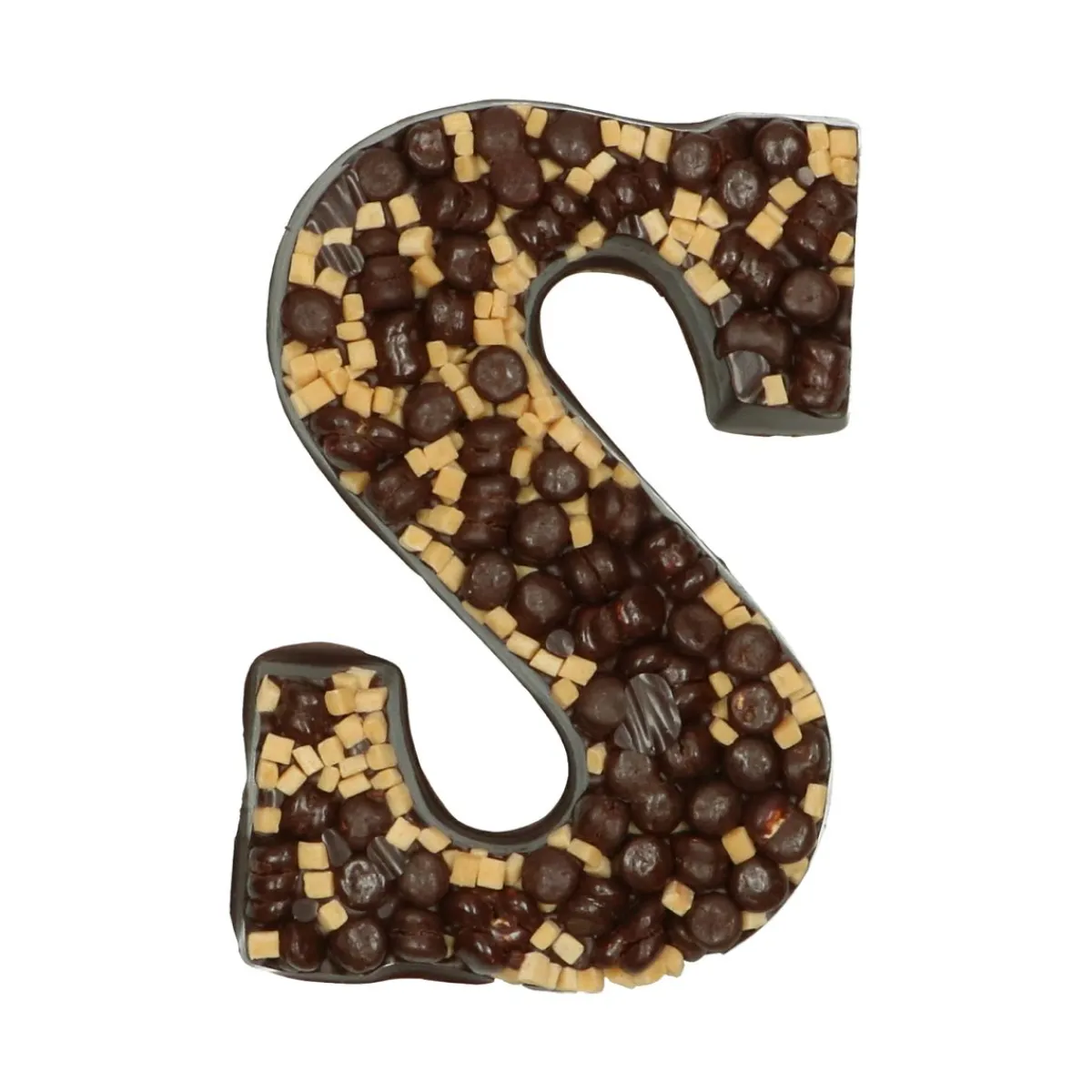 Chocolade*DILLE & KAMILLE Chocoladeletter, puur