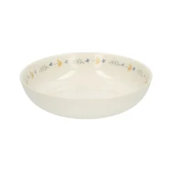 Goed Gevulde Hapjesplank|Borden*DILLE & KAMILLE Diep bord, steengoed, strooitakje, Ø22,5 cm