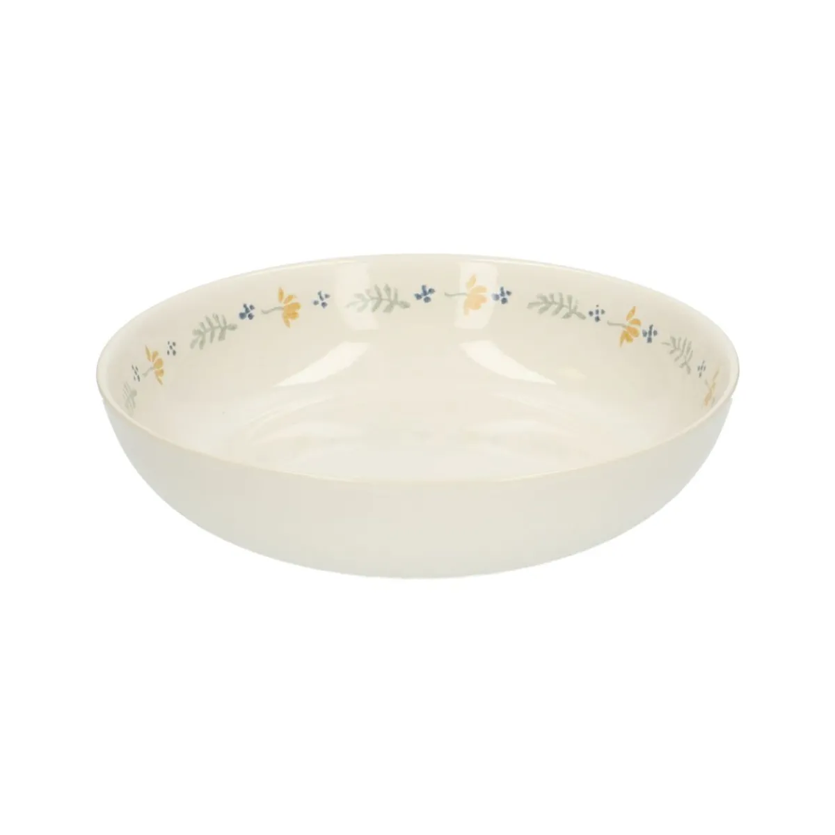 Goed Gevulde Hapjesplank|Borden*DILLE & KAMILLE Diep bord, steengoed, strooitakje, Ø22,5 cm