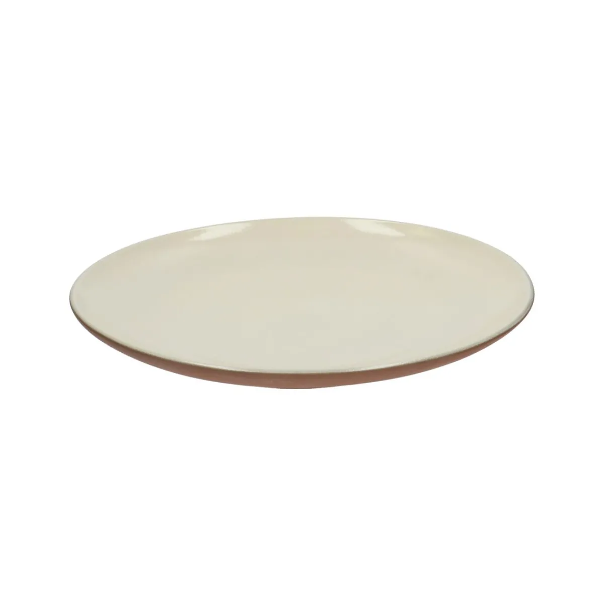 Borden|Serviessets*DILLE & KAMILLE Dinerbord kiezel, terracotta, ø 27 cm