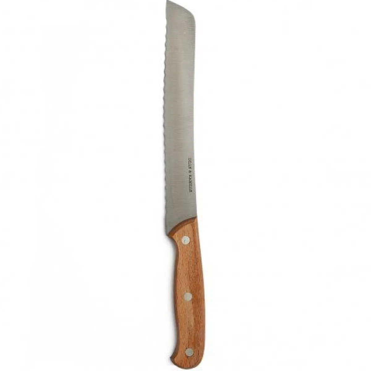 Keuken- & Schilmessen*DILLE & KAMILLE D&K broodmes, beukenhouten handvat, 32 cm