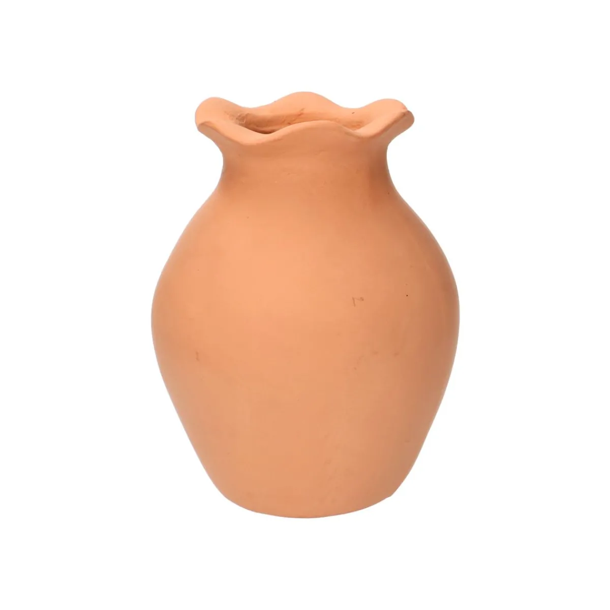 Tinten En Texturen|Vazen*DILLE & KAMILLE Droogbloemen vaasje, terracotta, 16 cm