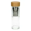 Bekers En Mokken*DILLE & KAMILLE Dubbelwandige infusiefles, hittebestendig glas, 400 ml