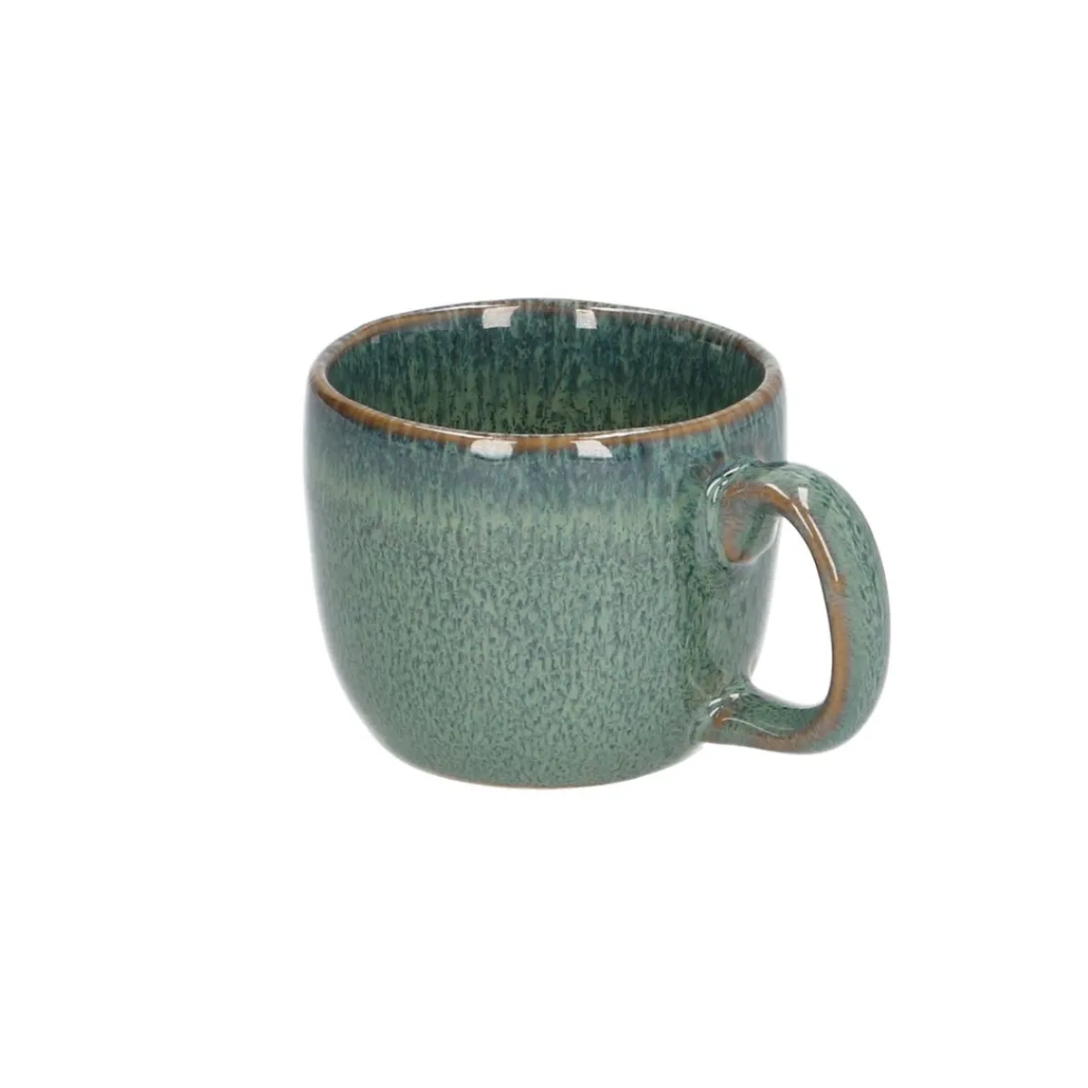 Koffiekopjes|Kopjes*DILLE & KAMILLE Espressokop reactieve glazuur, steengoed, groen