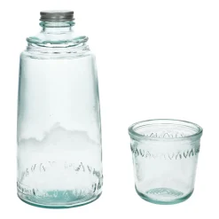 Flessen*DILLE & KAMILLE Fles met glas, recycled glas