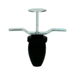 Glazen|Overige Keukenaccessoires*DILLE & KAMILLE Flessenstopper, siliconen en metaal