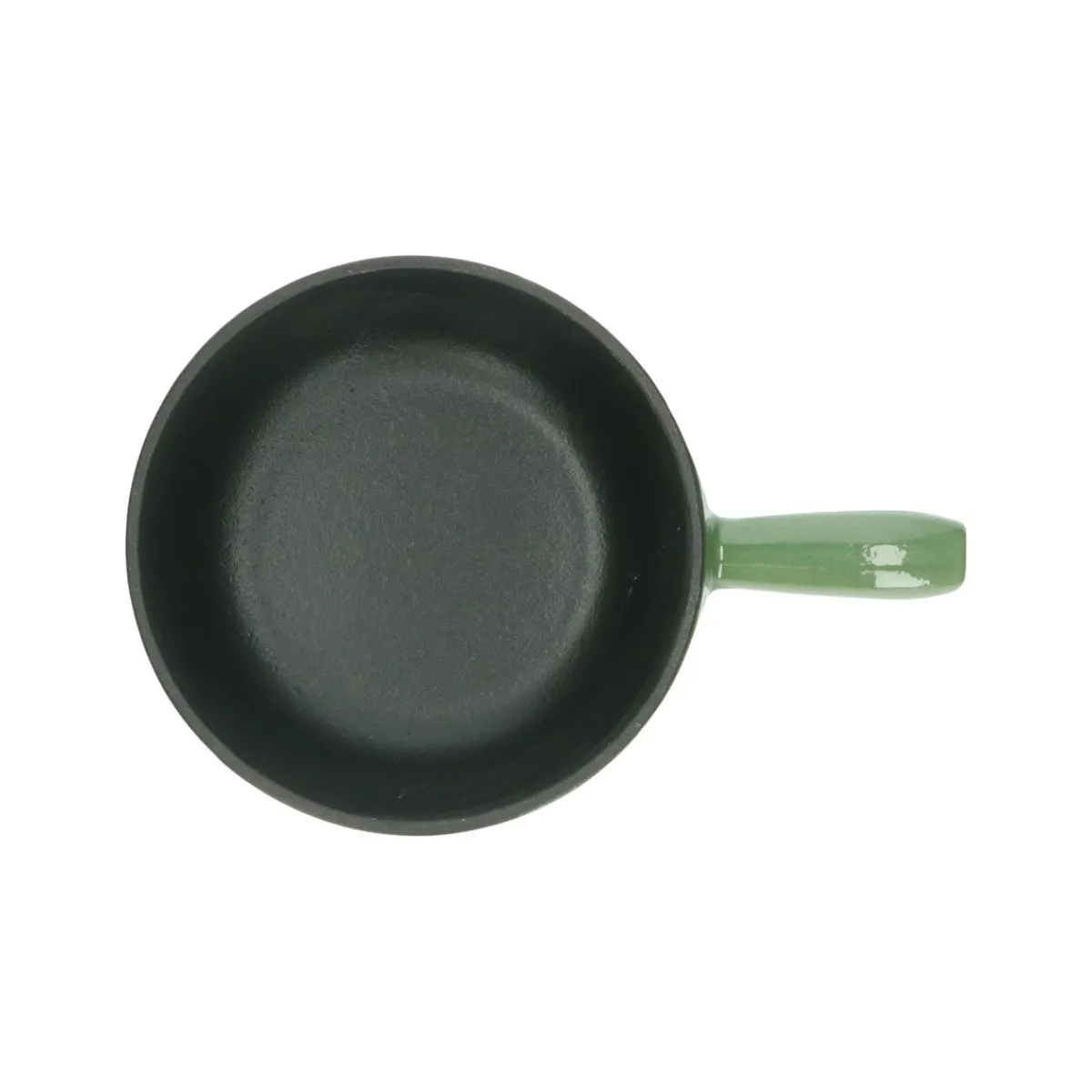 Pannen|Fondue*DILLE & KAMILLE Fonduepan, gietijzer, groen