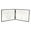 Fotokaders*DILLE & KAMILLE Fotolijst tweeluik, metaal, zwart, 2x 18 x 13 cm